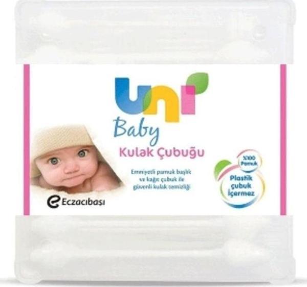 Uni Baby Kulak Temizleme Pamuğu 60'Lı - Image 1