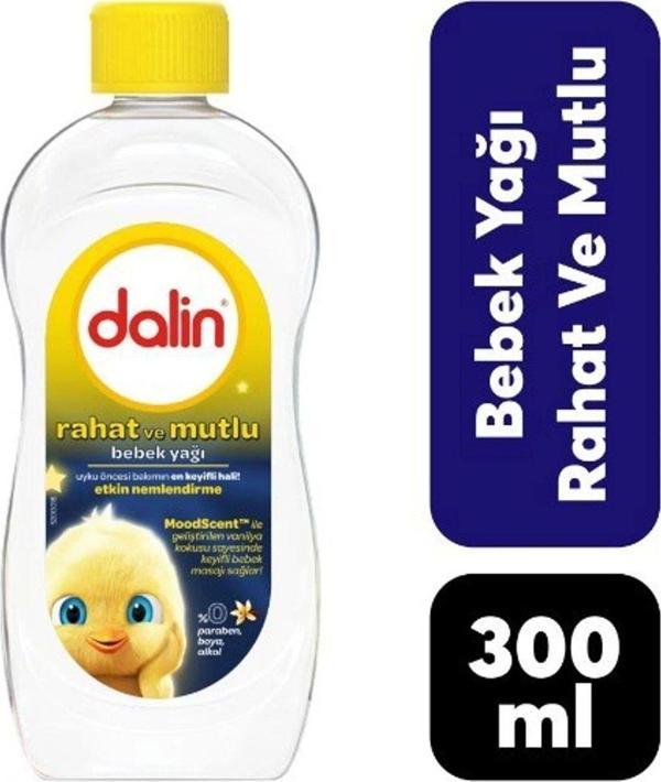 Dalin Rahat Ve Mutlu Bebek Yağı 300 Ml - Image 1