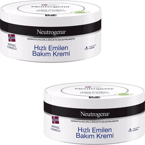 Neutrogena Norveç Formülü Hızlı Emilen Bakım Kremi 200 Ml X 2 Adet - Image 1