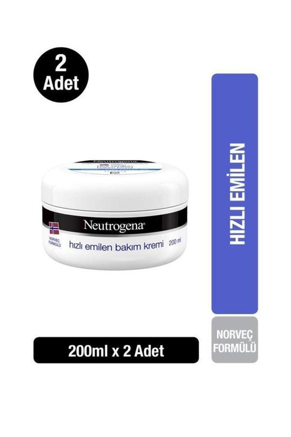 Neutrogena Norveç Formülü Hızlı Emilen Bakım Kremi 200 Ml X 2 Adet - Image 1