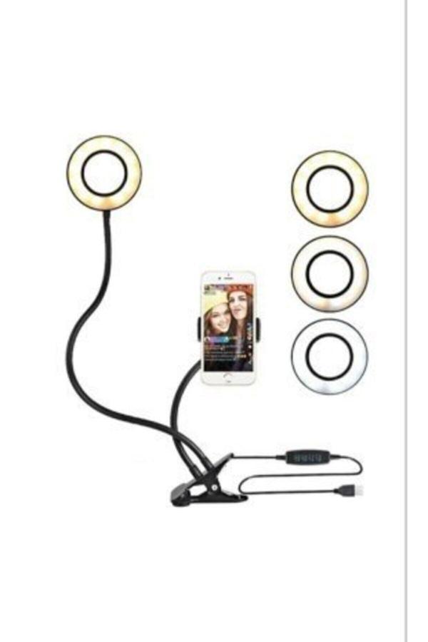 210 cm Yükseklikte Profesyonel Selfie Işığı – 3 Modlu Tripod ile Yaratıcı Çekimlere Hazır - Image 1