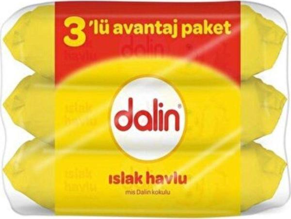 Dalin Islak Havlu 3Lu X 8 Adet - Image 1