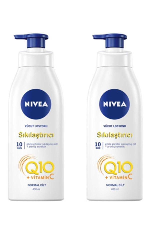 Nivea Nbody Q10 Sıkılaştırıcı Vücut Losyonu Pompa 400Ml 2 Adet - Image 1