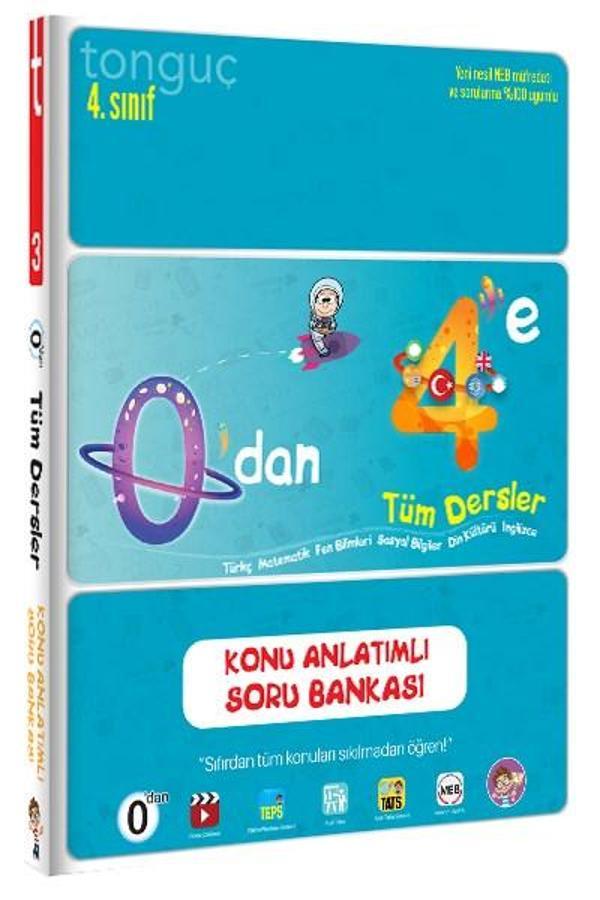 0'dan 4'e Konu Anlatımlı Soru Bankası Seti - Tonguç Yayınları - Tonguç Akademi - Image 1