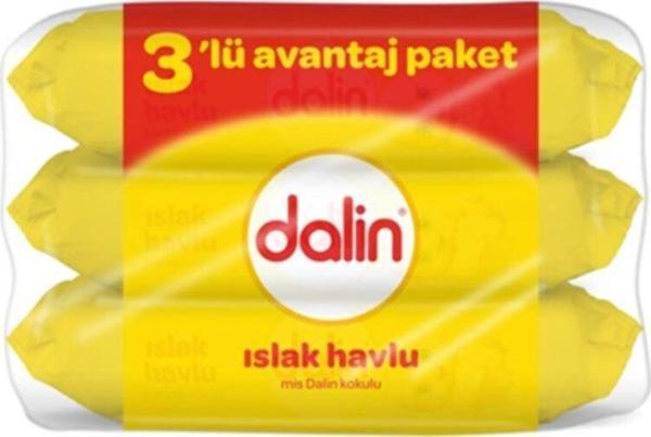 Dalin Islak Havlu Mendil Refil 56Lı 3Lü Paket - Image 1