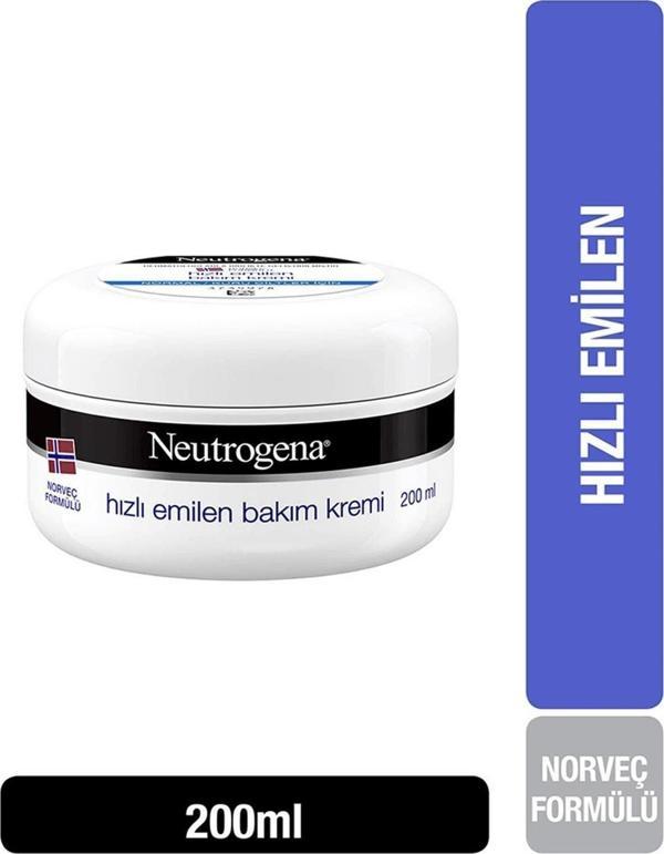 Neutrogena Hızlı Emilen Bakım Kremi Normal Cilt 200 Ml - Image 1