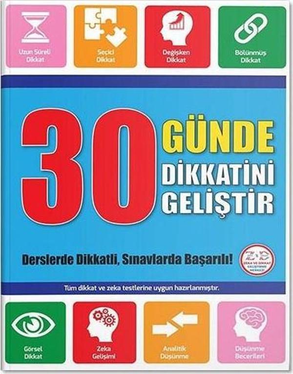 30 Günde Dikkatini Geliştir  6-12 Yaş Yükselen Zeka - Image 1