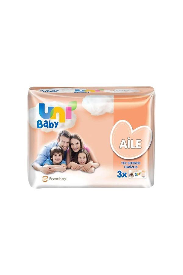 Uni Baby Aile Islak Mendil 3X52 Adet - Image 1