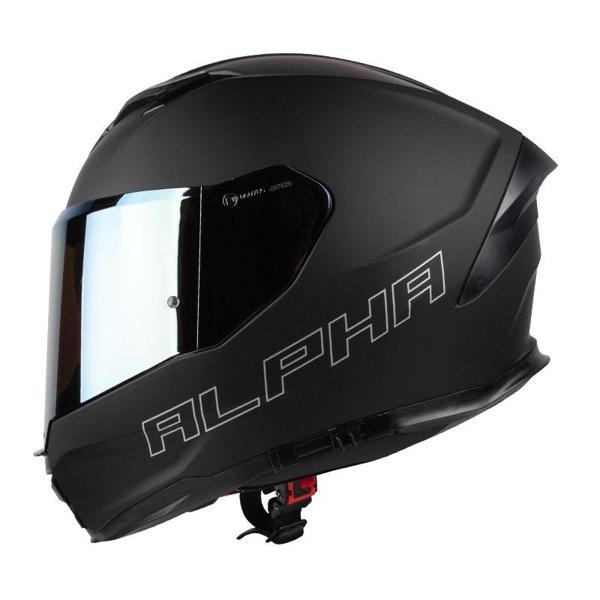 Pilot Alpha SV Mat Siyah Kapalı Motosiklet Kaskı - Image 1