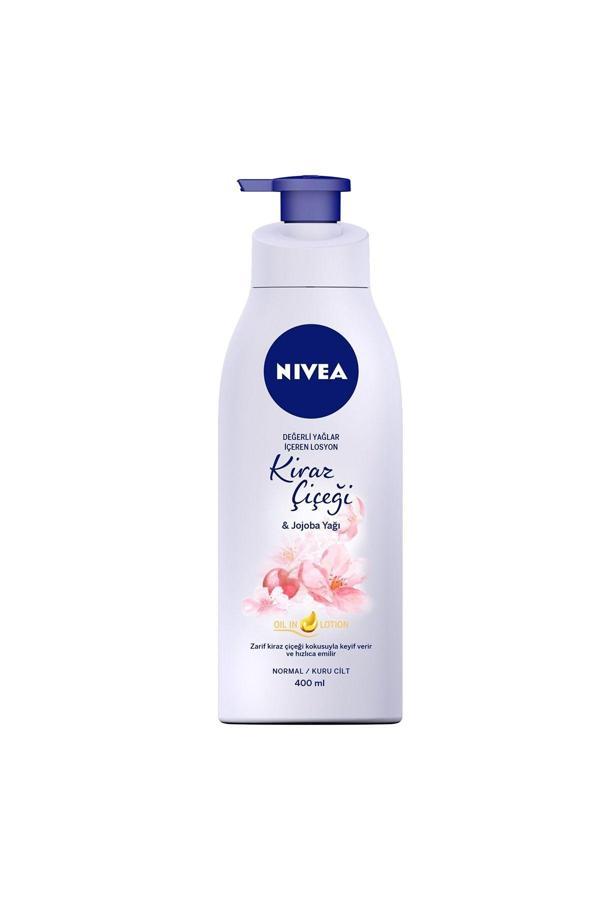 Nivea Kiraz Çiçeği Ve Jojoba Yağı Özlü Vücut Losyonu 400 Ml - Image 1