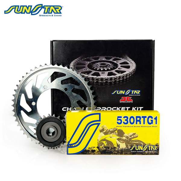 ZİNCİR DİŞLİ SETİ SUZUKI GSX 1400cc ARKA DİŞLİ SAYISI : +1 2002-2007 - Image 1