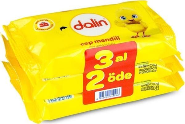 Dalin Cep Mendil Klasik 3X15 Adet - Image 1