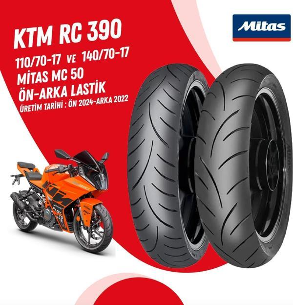 KTM RC 390 MİTAS MC-50 LASTİK TAKIMI - Image 1