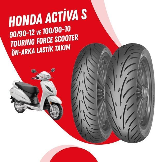 HONDA ACTİVA S MİTAS TOURING FORCE SC LASTİK TAKIMI - Image 1