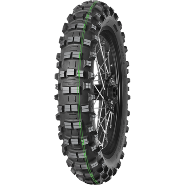 140/80-18 Mitas Terra Force-Ef 70M Super Soft Çift Yeşil Çizgi Arka Lastik - Image 1