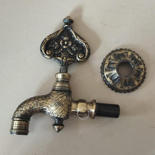 Antik Eskitme Saray Model Osmanlı Musluğu - Image 1