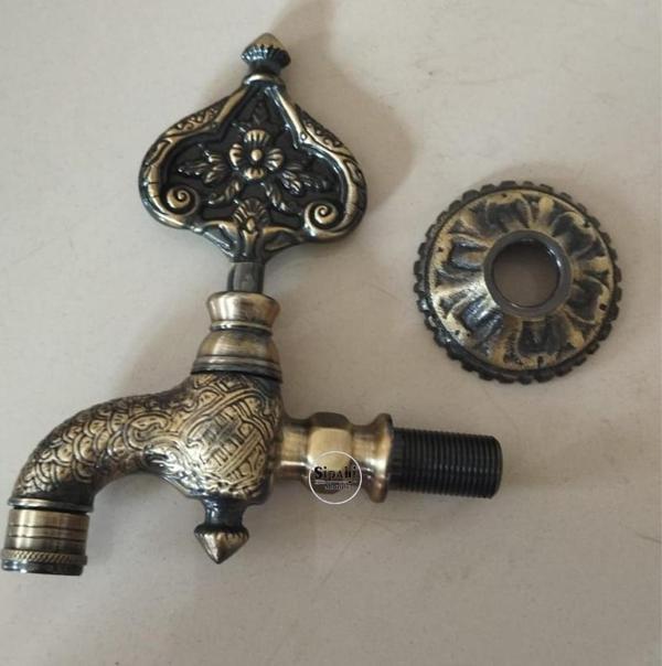 Antik Eskitme Saray Model Osmanlı Musluğu - Image 1