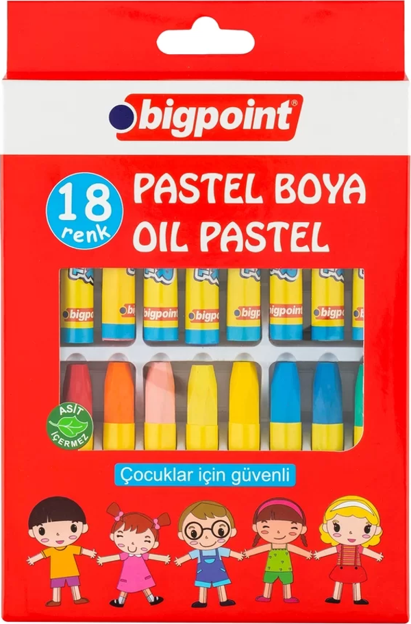 Bigpoint Pastel Boya 18 Renk - Image 1