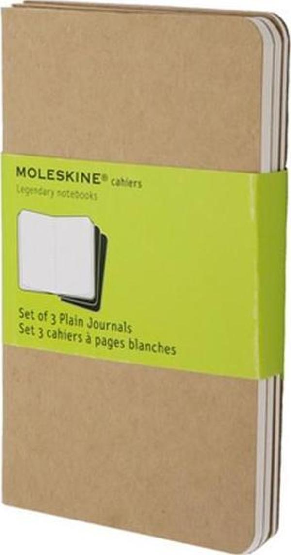 Moleskine Cahier Cep Boy 3'lü Düz Defter Bej  - Image 1
