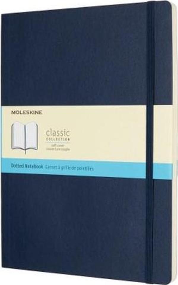 Moleskine Klasik Büyük Boy Sert Kapak Çizgili Defter Lacivert - Image 1
