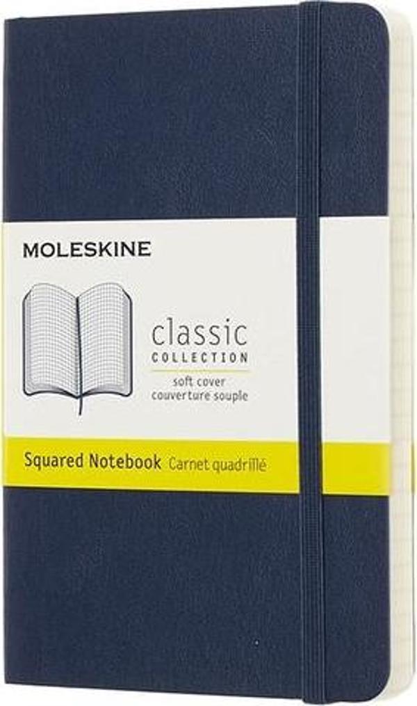  Moleskine Klasik XL Boy Yumuşak Kapak Çizgili Defter Lacivert - Image 1