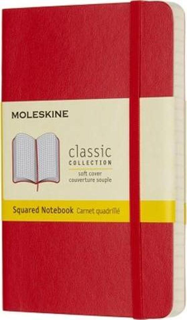  Moleskine Klasik XL Boy Yumuşak Kapak Çizgili Defter Kırmızı - Image 1