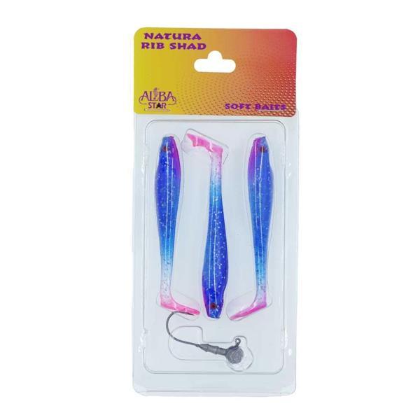 Albastar Natura Rib Shad Sahte Balık 90mm 11 - Image 1