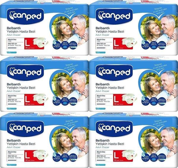 CANPED POLIETILENLI BUYUK 30 ADET X6 PAKET - Image 1