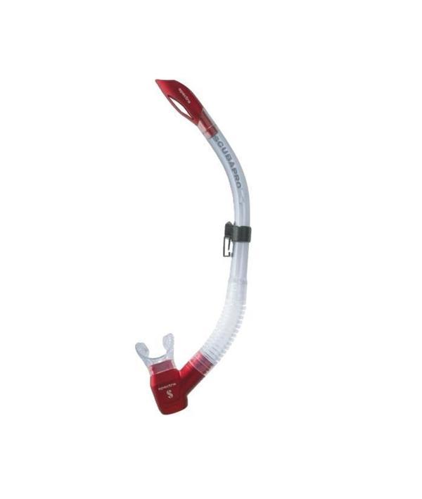 Scubapro Spectra Şnorkel Şeffaf/Kırmızı - Image 1