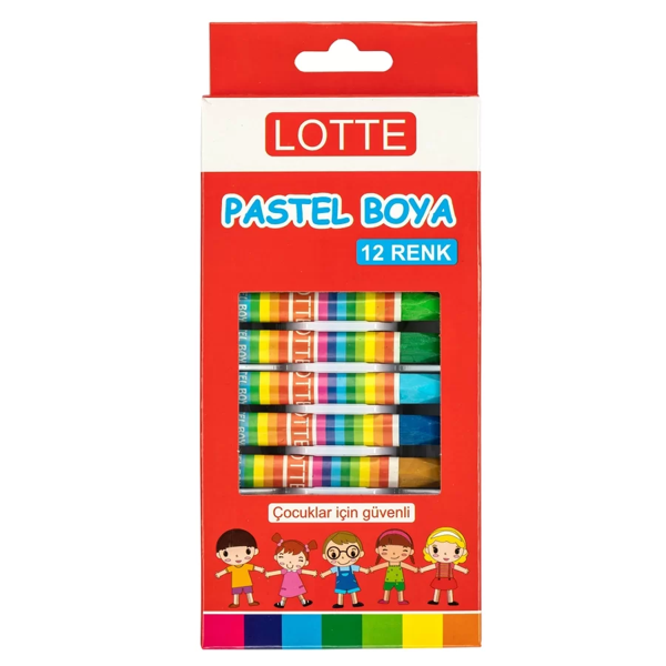 Lotte Pastel Boya 12 Renk - Image 1