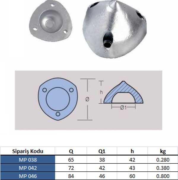 Best Max Prop Tutya MP038 - Image 1
