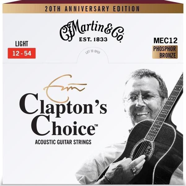 Martin MEC12LTD20 Claptons Choice Akustik Gitar Teli 012 Set 20. Yıldönümü - Image 1