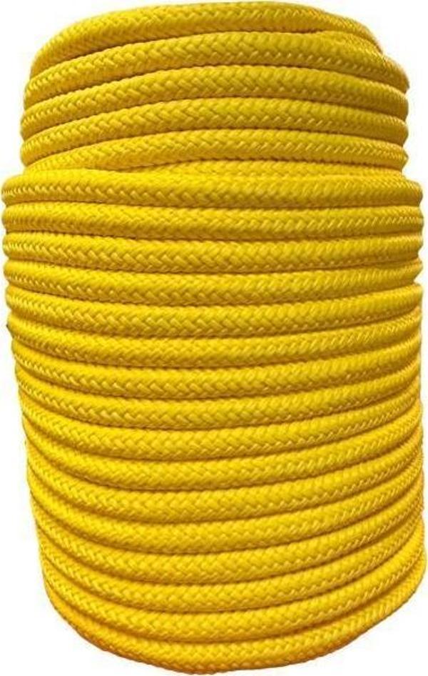 Mol Halat Yüzen Örgülü Halat Sarı 22mm-100mt - Image 1
