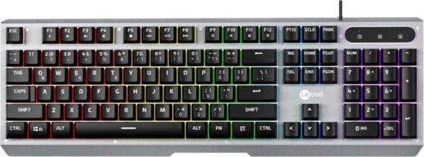 LECOO KB121 Q TRK Usb+Makro Tuşlu Mekanik Hisli Rainbow Efektli Gaming Klavye - Image 1