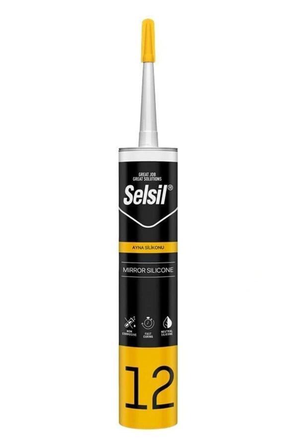 12 Ayna Silikonu Şeffaf 280 ml - Image 1