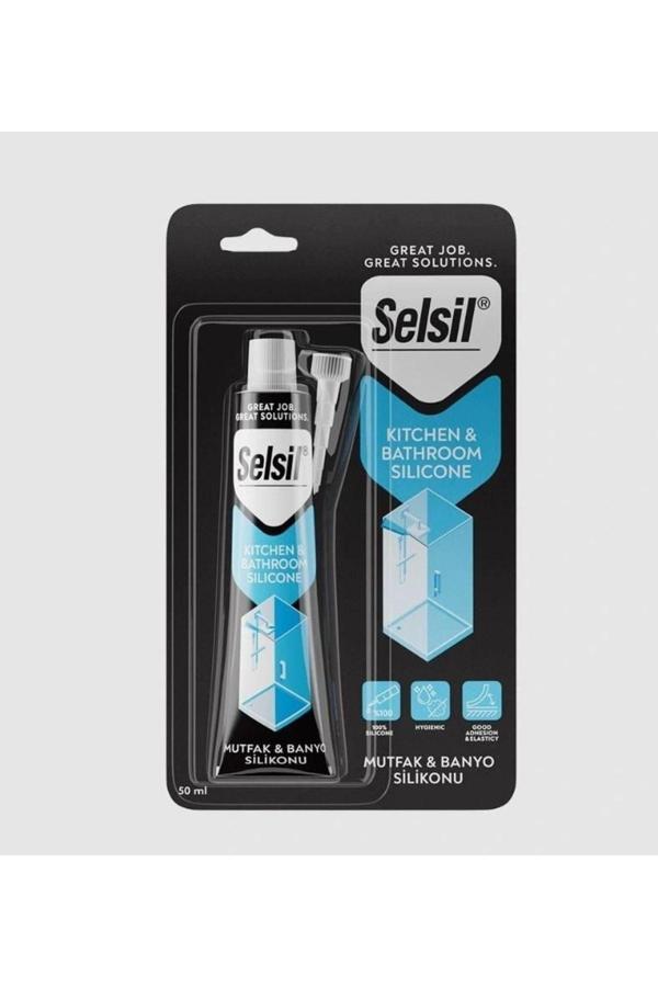 Mutfak Ve Duşakabin Silikonu Şeffaf 50 ml - Image 1