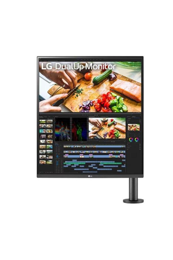 27.6 LG 28MQ780-B IPS DUALUP 5MS 60HZ 2XHDMI DP USB-C 2K QHD 2560X2880 HOPARLOR VESA PIVOT SIYAH - Image 1