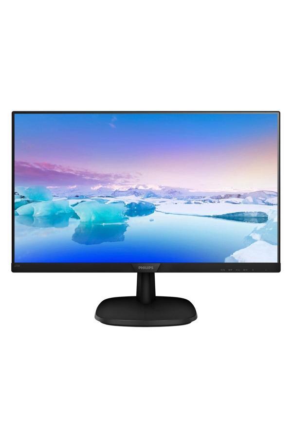 27 PHILIPS 273V7QJAB/00 IPS 4MS 75MHZ 1XVGA 1XHDMI 1XDP FHD 1920X1080 HOPARLÖR VESA SİYAH - Image 1