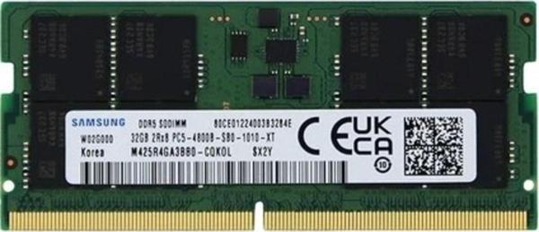 32GB DDR5 4800Mhz CL40 Notebook Ram M425R4GA3BB0-CQK (1.1V) - Image 1
