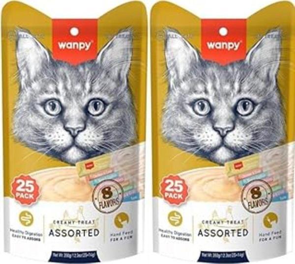 Wanpy Karışık Sıvı Kedi Ödülü Ra-Mi X X 2 Adet - Image 1