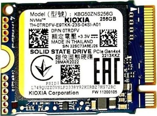Mini 2230 256GB M2 PCIE NVME SSD (Kutusuz) KBG50ZNS256G - Image 1