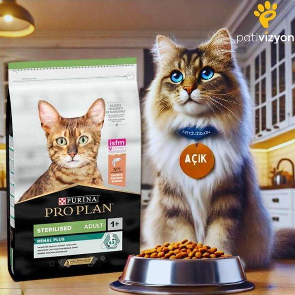 Pro Plan Sterilised Somonlu Kısırlaştırılmış Yetişkin Kedi Maması 1 Kg Açık - Image 1