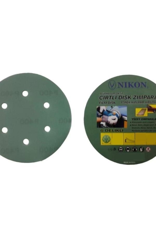 52073 Kırılmaz Yeşil Cırt Zımpara 150x800 Kum 6 Delikli - Değişenua - Image 1