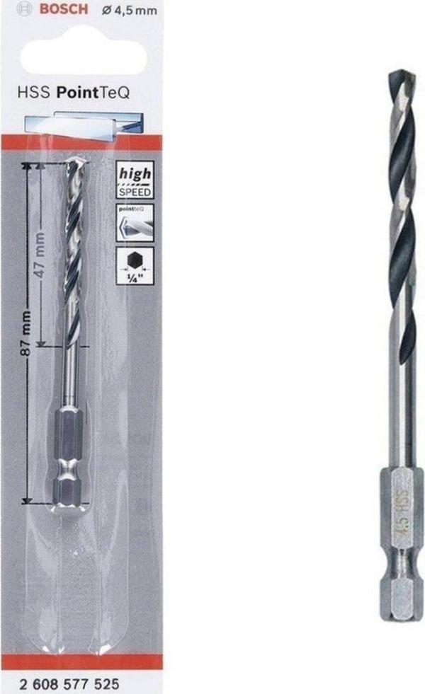 Point TeQ Altıgen Şaftlı Hss Matkap Ucu 4,5 mm - Image 1