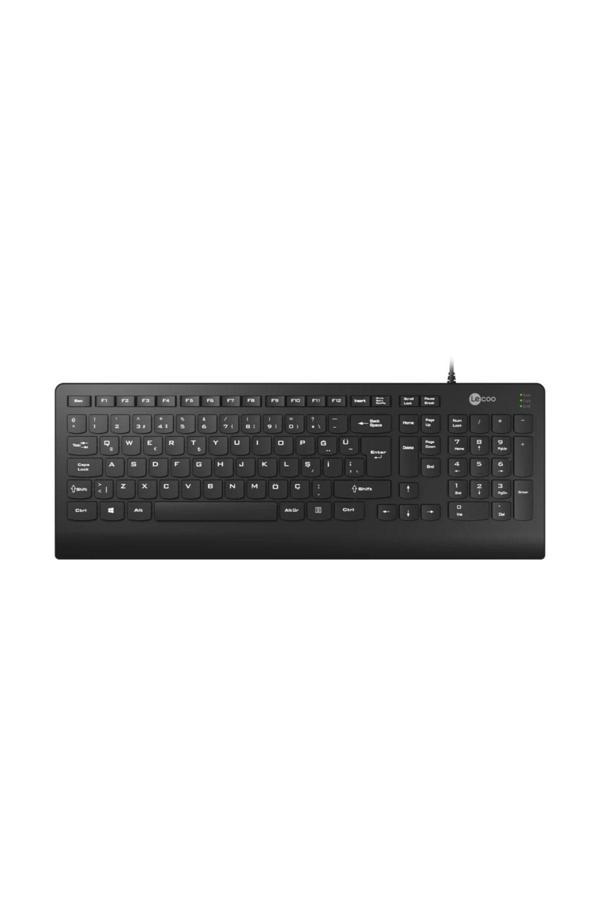 LECOO KB103 SİYAH KABLOLU Q KLAVYE - Image 1