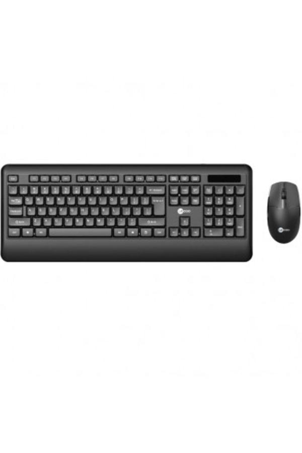 Lecoo Kw202 Siyah Kablosuz Klavye & Mouse Set - Image 1
