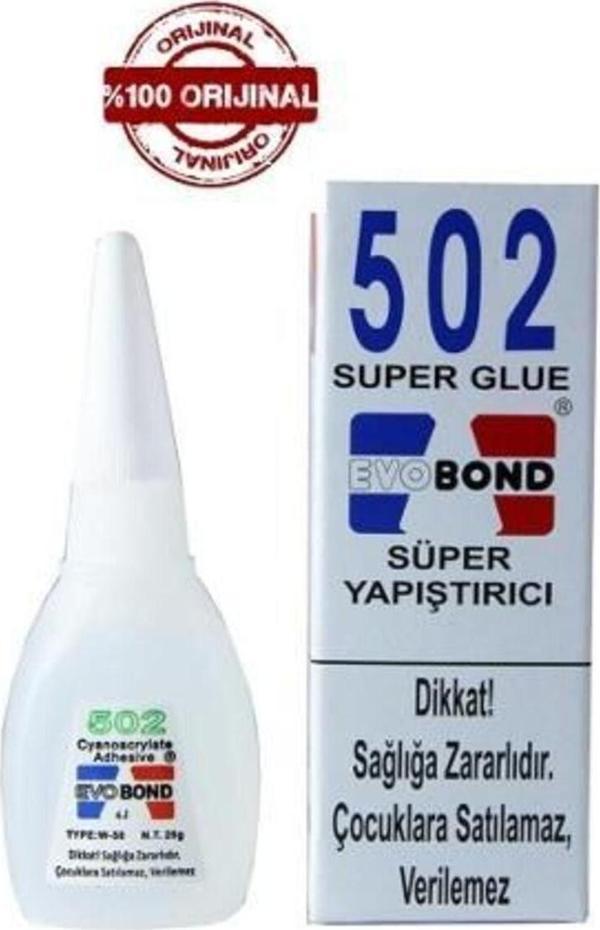 Evo Bond 502 Glue Süper Yapıştırıcı 20 Gr - Image 1