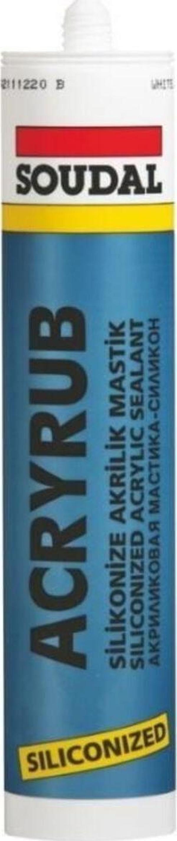 Acryrub Silikonize Mastik 310 ml Siyah - Image 1