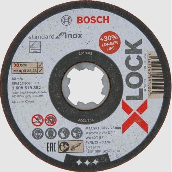 Xlock Inox Kesici 115x1x22,23 Mm - Image 1