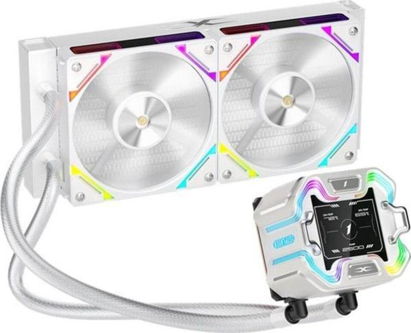 X STARSHIP 240MM BEYAZ ARGB IPS 2.4" DİJİTAL EKRANLI AM5,AM4/LGA 1851, LGA 1700 PRE - Image 1